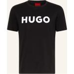 Schwarze HUGO BOSS HUGO T-Shirts aus Baumwolle für Herren Übergrößen 