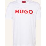 Reduzierte Weiße HUGO BOSS HUGO T-Shirts aus Baumwolle für Herren Übergrößen 