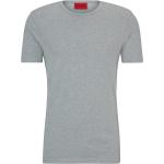 Graue Kurzärmelige HUGO BOSS HUGO Nachhaltige T-Shirts aus Baumwolle für Herren Übergrößen 