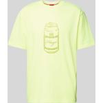 Neongelbe HUGO BOSS HUGO T-Shirts aus Baumwolle für Herren Größe XXL 