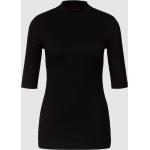 Schwarze Unifarbene HUGO BOSS HUGO T-Shirts aus Viskose für Damen Größe XS 