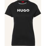 Reduzierte Schwarze HUGO BOSS HUGO T-Shirts aus Baumwolle für Damen Größe S 