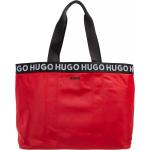 Reduzierte Rote HUGO BOSS HUGO Tote Bags & Henkeltaschen aus Textil für Damen 