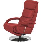 Hukla Leder-Relaxsessel Florian - rot - 73 cm - 109 cm - 91 cm - Polstermöbel > Sessel > Fernsehsessel