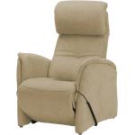 Hukla Relaxsessel - beige - Materialmix - 75 cm - 108 cm - 87 cm - Polstermöbel > Sessel > Fernsehsessel
