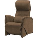Hukla Relaxsessel - braun - Materialmix - 75 cm - 108 cm - 87 cm - Polstermöbel > Sessel > Fernsehsessel