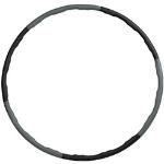 Hula-Hoop-Reifen ENDURANCE Fitnessringe grau (grau, schwarz) Fitness-Kleingeräte