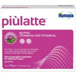 Humana piùlatte, Nahrungsergänzungsmittel für stillende Frauen, mit Vitamin B12, Vitamin D3 und Mariendistel-Extrakt, Nahrungsergänzung für die Stillzeit, 14-Tage Packung, Beutel