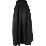 Schwarze Taft-Röcke aus Taft für Damen Größe L 