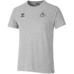 Graue Kurzärmelige Hummel 1. FC Köln T-Shirts mit Köln-Motiv maschinenwaschbar für Herren Größe XL für den für den Sommer 