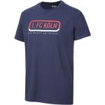Blaue 1. FC Köln T-Shirts mit Köln-Motiv Größe XL 