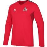Rote Langärmelige 1. FC Köln Jerseyshirts mit Köln-Motiv aus Jersey Größe XXL 