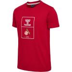 Rote Bestickte Hummel 1. FC Köln T-Shirts mit Köln-Motiv aus Baumwolle für Herren Größe 5 XL zum Jubiläum 