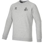 Graue Bestickte Hummel 1. FC Köln Herrensweatshirts mit Köln-Motiv aus Baumwolle Größe 3 XL 