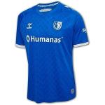 Hummel 1. FC Magdeburg Auswärtstrikot 23 24 blau FCM Away Shirt Jersey Trikot, Größe:L