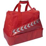 Rote Hummel Authentic Fußballtaschen mit Insekten-Motiv mit Reißverschluss gepolstert 