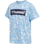 Blaue Kurzärmelige Hummel Bio Kinder T-Shirts mit Insekten-Motiv Größe 146 