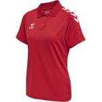 Reduzierte Rote Hummel Core Damenpoloshirts & Damenpolohemden mit Insekten-Motiv aus Polyester Größe XS 