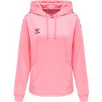 Pinke Hummel Core Damensweatshirts mit Insekten-Motiv mit Kapuze Größe M 