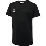Schwarze Casual Hummel Go Kinder T-Shirts mit Insekten-Motiv Größe 128 
