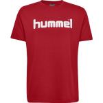 Rote Kurzärmelige Hummel Go T-Shirts mit Insekten-Motiv aus Jersey für Herren Größe M 