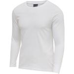 Reduzierte Weiße Langärmelige Hummel Bio T-Shirts mit Insekten-Motiv aus Baumwolle für Herren Größe M 