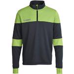 Hummel Herren Sweatshirt Sirius Half Zip Sweat, Dark Slate/Green Flash, S