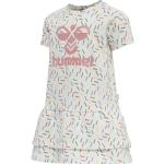 Beige Kurzärmelige Hummel Bio Kinderkleider mit Insekten-Motiv aus Jersey Größe 86 