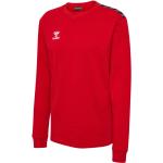 Reduzierte Rote Langärmelige Hummel Authentic V-Ausschnitt Herrensweatshirts mit Insekten-Motiv Größe XXL 