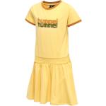 Gelbe Kurzärmelige Hummel Kinderkleider mit Insekten-Motiv Größe 134 