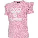 Pinke Kurzärmelige Hummel Printed Shirts für Kinder & Druck-Shirts für Kinder mit Insekten-Motiv aus Jersey für Babys Größe 68 für den für den Sommer 