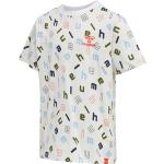 Beige Kurzärmelige Hummel Kinder T-Shirts mit Insekten-Motiv Größe 104 