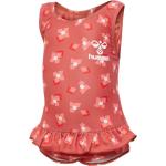 Pinke Hummel Sportbadeanzüge & Schwimmanzüge für Kinder mit Insekten-Motiv aus Jersey Größe 80 