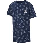 Schwarze Kurzärmelige Hummel Printed Shirts für Kinder & Druck-Shirts für Kinder mit Insekten-Motiv aus Jersey Größe 134 für den für den Sommer 