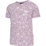 Violette Kurzärmelige Hummel Printed Shirts für Kinder & Druck-Shirts für Kinder mit Insekten-Motiv für Babys Größe 68 