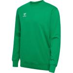 Reduzierte Grüne Bestickte Hummel Go Bio Herrensweatshirts mit Insekten-Motiv aus Baumwolle Größe XS 