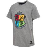 Reduzierte Graue Bestickte Hummel Harry Potter Gryffindor Bio Printed Shirts für Kinder & Druck-Shirts für Kinder mit Insekten-Motiv Größe 176 