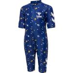 Blaue Hummel Sportbadeanzüge & Schwimmanzüge für Kinder mit Insekten-Motiv aus Jersey für Babys Größe 80 