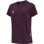 Violette Kurzärmelige Hummel Move Kinder T-Shirts mit Insekten-Motiv Größe 176 