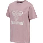 Violette Kurzärmelige Hummel Bio Kinder T-Shirts mit Insekten-Motiv Größe 104 