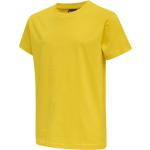 Gelbe Kurzärmelige Hummel Kinder T-Shirts mit Insekten-Motiv Größe 116 