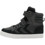 Schwarze Hummel High Top Sneaker & Sneaker Boots mit Klettverschluss aus Leder für Kinder Größe 33 für den für den Winter 