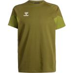 Reduzierte Olivgrüne Hummel T-Shirts mit Insekten-Motiv für Herren Größe S 