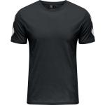 Schwarze Kurzärmelige Hummel Legacy T-Shirts mit Insekten-Motiv aus Baumwolle für Herren Größe L 