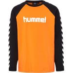 Reduzierte Orange Langärmelige Hummel Rundhals-Ausschnitt Printed Shirts für Kinder & Druck-Shirts für Kinder mit Insekten-Motiv aus Baumwolle für Jungen Größe 134 