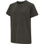 Graue Kurzärmelige Hummel Kinder T-Shirts mit Insekten-Motiv Größe 164 