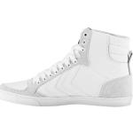 Reduzierte Weiße Casual Hummel Stadil High Top Sneaker & Sneaker Boots mit Insekten-Motiv aus Veloursleder für Herren Größe 48 mit Absatzhöhe bis 3cm 