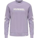 Fliederfarbene Hummel Legacy Herrensweatshirts mit Insekten-Motiv Größe M 
