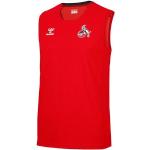 Rote Langärmelige Hummel 1. FC Köln T-Shirts mit Köln-Motiv aus Polyester für Herren Größe XXL 