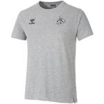 Graue Kurzärmelige Hummel 1. FC Köln T-Shirts mit Köln-Motiv aus Baumwolle für Herren Größe 3 XL 